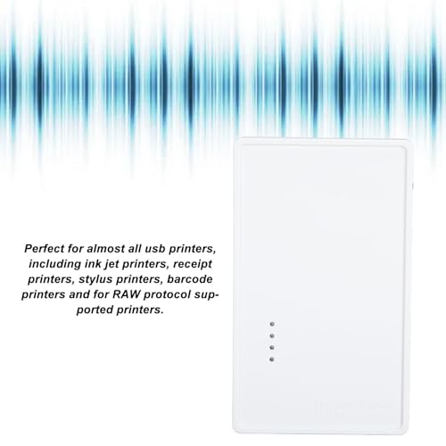 Yoidesu Wireless Print Server USB2.0 480Mbps LAN 100Mbps Multi-Printer