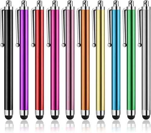 Abiarst 10-Pack Capacitive Stylus Pens for Touch Screens