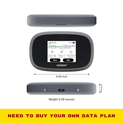 EVDO-LINK 8800L Portable Hotspot Device | 4G LTE | 2 Antennas | 1200 Mbps | Touch Screen