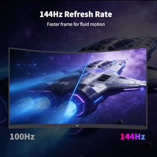 KTC H27S5C 27 Inch QHD 2560x1440 144Hz LCD Curved Monitor