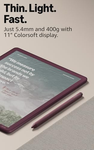 Amazon Kindle Scribe 11" Colorsoft 64GB Front Light