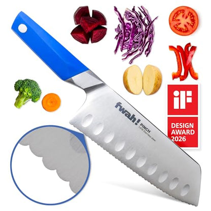 FWAH! 5" FWAH-PCH-ORG-BLU Knife 1 Count Kitchen & Dining