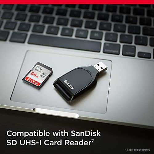 SanDisk 64GB Ultra SDXC UHS-I Memory Card - 64GB, 140MB/s Read Speed, Class 10, SD Card - SDSDUNB-064G-GN6IN