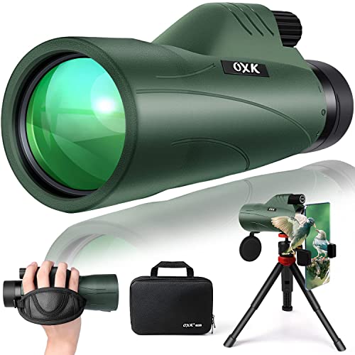 OXK 12x56 12x56 Monocular Manual Focus Prism Fixed Mount Fully Multi-Coated