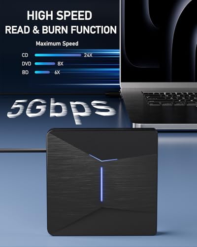 MthsTec 759357005731 External Blu-ray Drive USB 3.0 Type-C