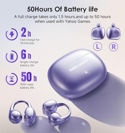King Lucky i121 Open-Ear Wireless Bluetooth 6.0 Earbuds