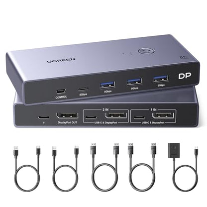 UGREEN 8K DisplayPort KVM Switch Model 25962