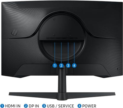Samsung 32 Inch LS32CG552ENXZA QHD 2560 x 1440 at 165Hz VA Panel Computer Monitor