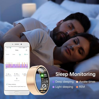SEEVEN Smart Ring B0GMNKHYJZ Activity Tracker, Heart Rate Monitor, Lightweight, Sleep Monitor, Waterproof IP68