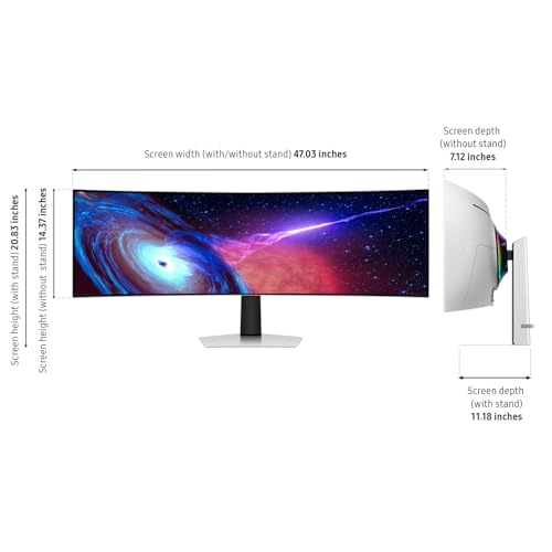 Samsung 49" LS49CG932SNXZA QHD Ultra Wide 1440p 240Hz OLED Monitor