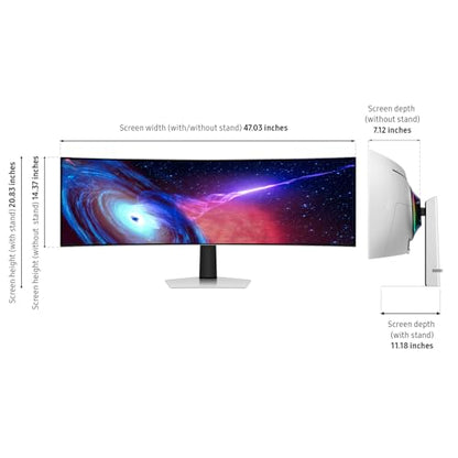 Samsung 49" LS49CG932SNXZA QHD Ultra Wide 1440p 240Hz OLED Monitor