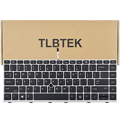 TLBTEK 104 Keys QWERTY Single Color Backlit Keyboard USB Powered Gray
