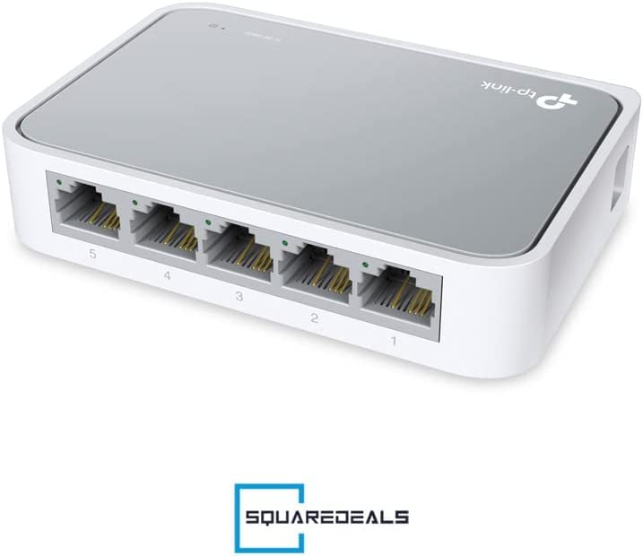TP-Link TL-SF1005D 5-Port Unmanaged Ethernet Switch 10/100Mbps RJ45