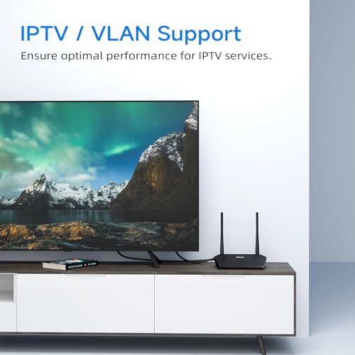 DBIT T1 Pro N300 WiFi Router 300Mbps 2.4GHz Ethernet Wi-Fi Router
