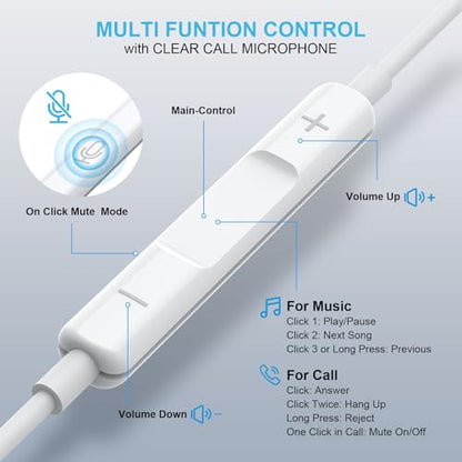 BLXSounds 3.5mm BLX0008 Wired Earbuds