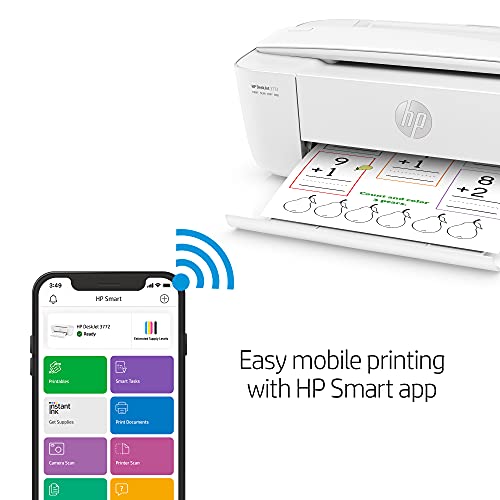 HP DeskJet 3772 T8W88A 4800 x 1200 Color Inkjet All-in-One Printer