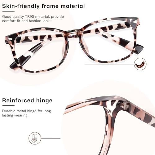 WINTOO Medium WTBL0121-05 Square Full Rim Glasses with 52mm Lens Width