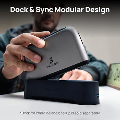 STATIONPC PocketCloud M.2 NVMe Portable NAS 8TB External Hard Drive