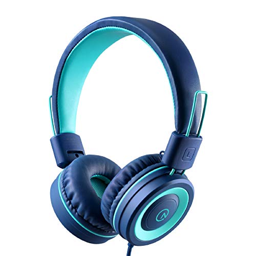 noot products K11 Kids Headphones Wired 3.5mm Jack On-Ear Foldable Design