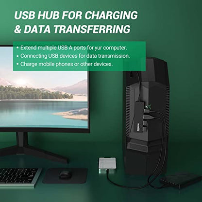 OBERSTER USB Hub 4 Ports USB 3.0 Model HB023 with Plug and Play Feature