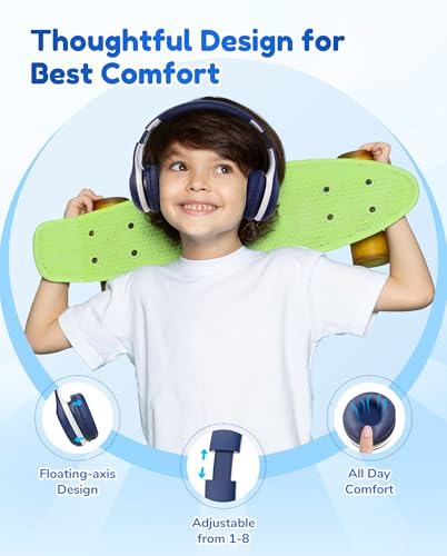 EarFun On-Ear Wired and Wireless Kids Headphones K2 Bluetooth 5.4 40mm Stereo
