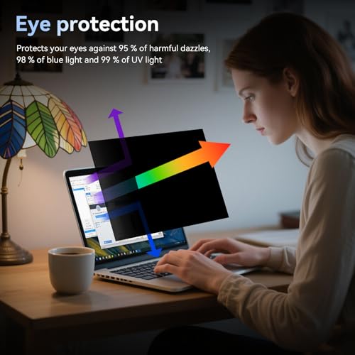 Protescreen 14-inch Laptop Privacy Filter Anti-Glare Blue Light Block 16:10