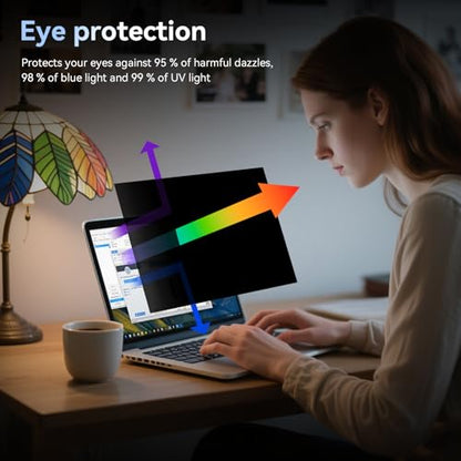 Protescreen 14-inch Laptop Privacy Filter Anti-Glare Blue Light Block 16:10