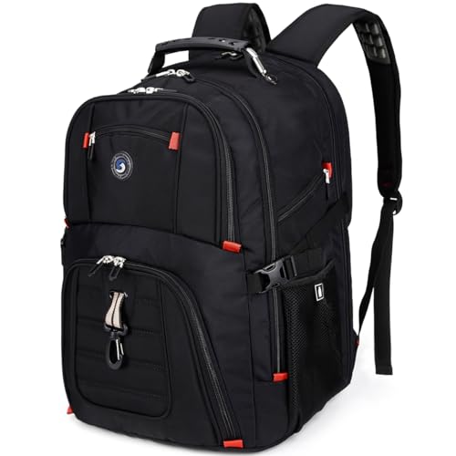 SHRRADOO 50L 983035 Black Travel Laptop Backpack