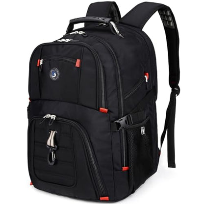 SHRRADOO 50L 983035 Black Travel Laptop Backpack