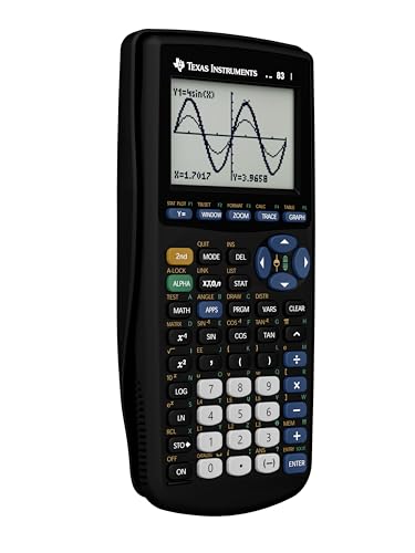 Texas Instruments 7.3L x 3.5W TI-83 Plus 3 Inches LCD Graphing Calculator