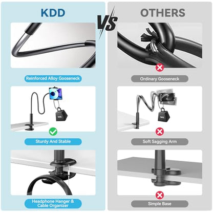 KDD Tower Model 750S+022 Black Adjustable Tablet Stand