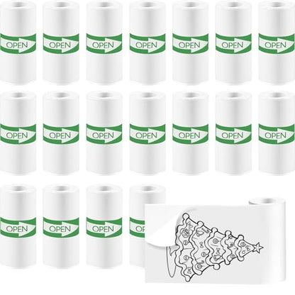MIARALA 57 x 25 mm Thermal Sticker Paper 18 Count BPA-Free