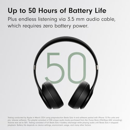 Beats Solo 4 Wireless On-Ear Headphones MUW23LL/A 50-Hour Battery Life Bluetooth