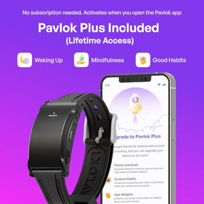 Pavlok 860004080534 39.37 inch 240x240 Analog Activity Tracker (Black)