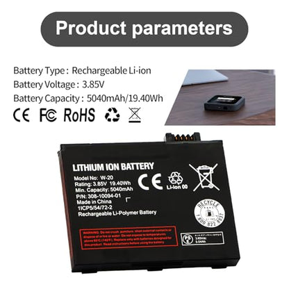 MULS W-20 5000mAh Battery for Netgear Nighthawk 5G WiFi 6 Mobile Hotspot