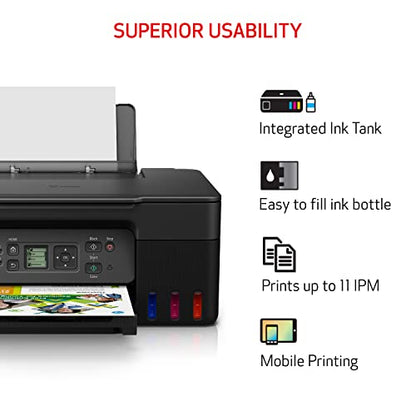 Canon PIXMA G3270 600x1200 DPI Inkjet Printer Model 5805C002