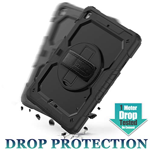 SEYMAC Stock Case for iPad 9th/8th/7th Generation 10.2 inches Black Model Y2SD-iPad10.2bl