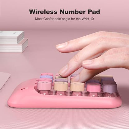 MOFII 5.23”x3.46” Numeric Keypad 18 Keys 2.4GHz Wireless Compatibility Windows