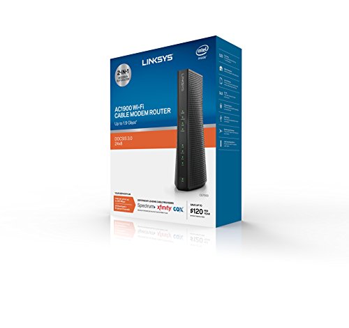 Linksys Dual-Band AC1900 Cable Modem Router CG7500
