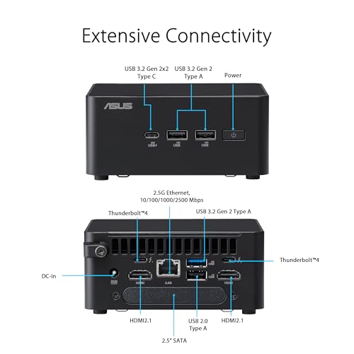 ASUS Mini PC NUC 14 Pro RNUC14RVHU70000UI 3840x2160 4K SSD Desktop