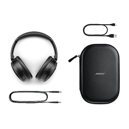 Bose 884367-0100 Wireless Noise Cancelling Over Ear Headphones, Bluetooth, 24 Hours Battery Life, Black