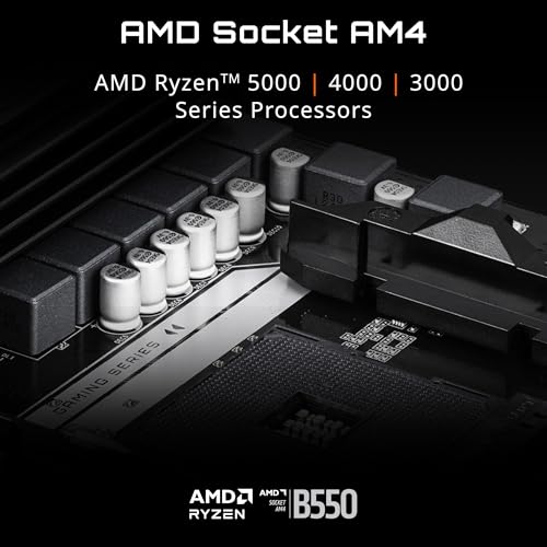 GIGABYTE B550 EAGLE WIFI6 ATX Motherboard, AMD AM4, Supports Ryzen 5000/4000/3000, DDR4, PCIe 4.0