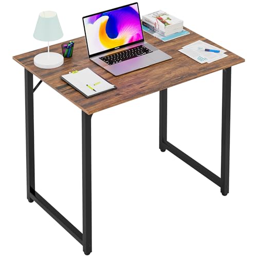 PayLessHere 32 Inch CD-H3250-Vintage Adjustable Modern Desk Computer Desk 3 Drawers Brown-toned
