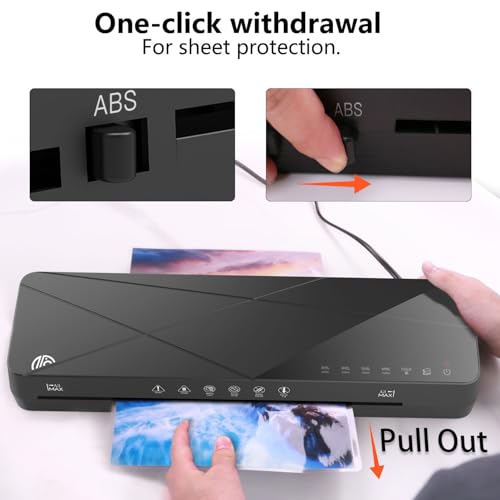 Crenova 13 Inch Laminator Model 2023 Dual-Roller Office Document Laminator