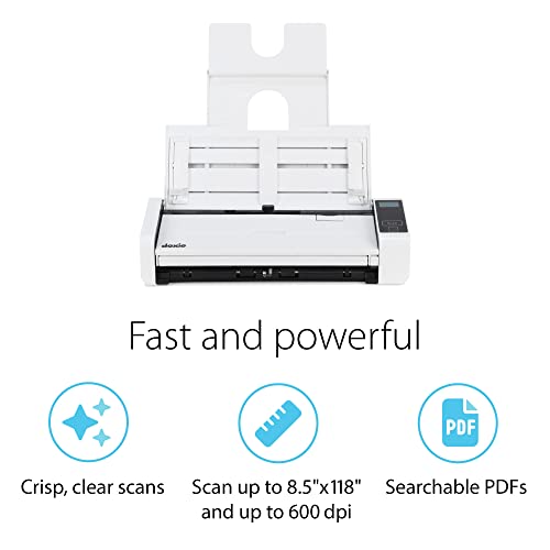Doxie DX400 Monochrome Document Scanner 600 dpi Automatic Duplex