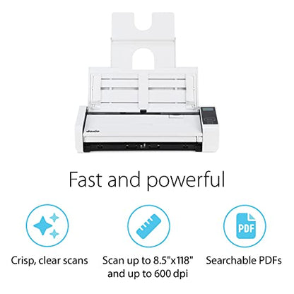 Doxie DX400 Monochrome Document Scanner 600 dpi Automatic Duplex