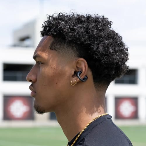 JLab EBFLEXRBLK124 Black Flex Wireless Open Earbuds 20Hz - 20kHz Bluetooth 5 Touch Control