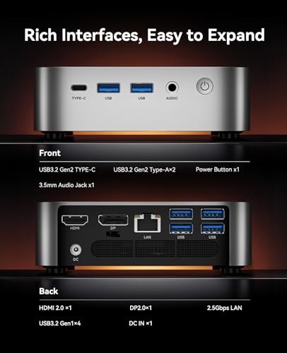 ACEMAGICIAN 24GB M1 Mini PC 3840x2160 Display Windows 11 Pro