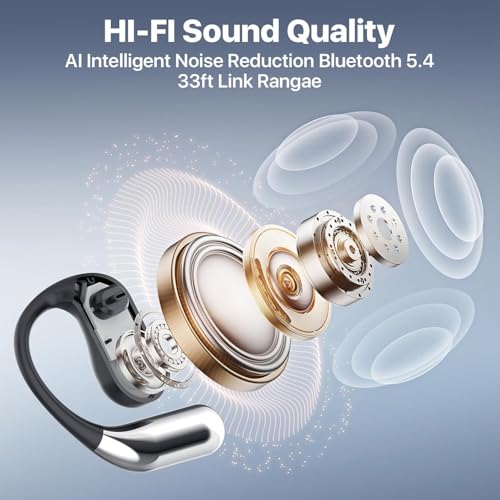 diujzld Open Ear Translator Earbuds B0GQGZLZ47 169 Languages Wireless Bluetooth 5.4