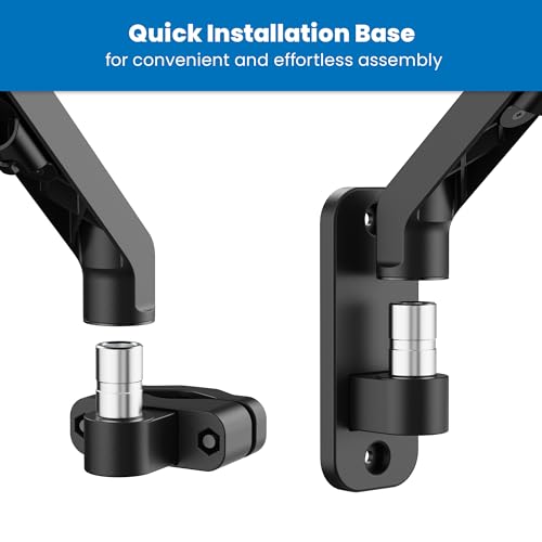 Mount-It! 15 x 12.25 x 5.75 inches Wall Mount Ergonomic Laptop Arm